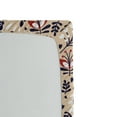 thumbnail image 2 of Ambesonne Floral Fitted Sheet, Abstract Blossoms Leaves, Twin Size, Beige Red White, 2 of 2