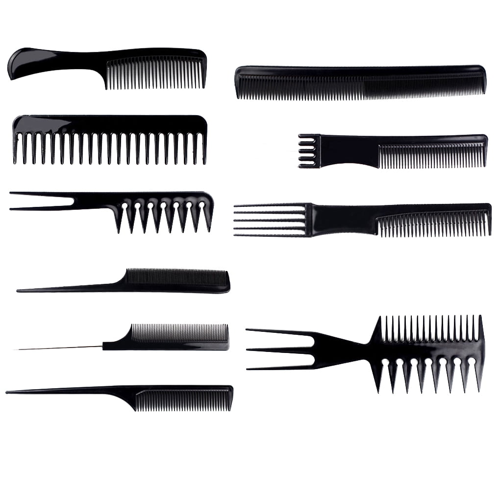 10pcs/set Styling Comb Home Salon Barber Shop Wide Tooth Comb Kit Women Men  Hairstyle Beauty Tool | Walmart Canada