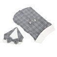 thumbnail image 1 of Traje de boda para mascotas Bling Bling esmoquin formal Gris XL, 1 of 12