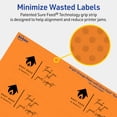 thumbnail image 5 of Avery Printable Rectangle Labels, Bright Orange, 1.5" x 2.75", 400ct, 5 of 11