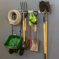 thumbnail image 5 of Shovel Holder Wall Mount, Lawn Tool Organizer Garage, Gray Steel, 5 of 7