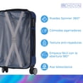 thumbnail image 4 of Set de 2 Maletas de Viaje Check. In Texturizadas 8 kg y 20 kg azul, 4 of 16