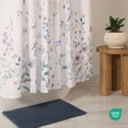 thumbnail image 2 of Timeless Floral Patterned Shower Curtain by Comfort Canopy, 72" x 72", White, 2 of 6
