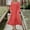 A01 Watermelon Red, variant on LSOLMD Womens Cotton Linen Long Sleeve Loose Maxi Dress Plus Size Casual Flowy Pleated Crewneck Beach Dress with Pocket