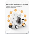 thumbnail image 6 of 5 in 1 Wireless Charger for iPhone 12~15 for iWAtch for For AirPods with a night light, the car's design is innovative and stylish (T20 White), 6 of 7