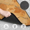 thumbnail image 4 of Crystal Fleece Car Floor Mats Set Of Four - Bottom Injection Molded For Easy Installation To Prevent Interior Contamination Suitable For Most Cars Sandybrown Marble_1, 4 of 7
