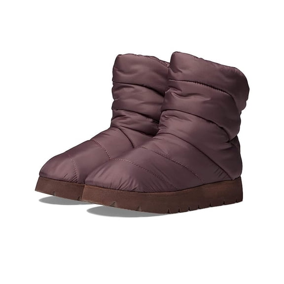 Steve Madden Pop Winter Boots Womens US 9.5 Dark Mauve Round Toe Pull On JOBB509