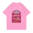 thumbnail image 3 of T-shirts pour Femmes Trapstar T-Shirt Imprimé pour Femmes Décontracté Graphique Junior Filles Manches Courtes tee-Shirt Original avec Col Rond(Rose, TG), 3 of 3