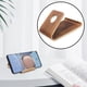 thumbnail image 4 of Soporte para teléfono de escritorio compatible con todos los teléfonos inteligentes Accesorios de viaje compactos de madera Escritorio Marron oscuro, 4 of 7