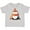AC-Heather Grey, variant on Cute Winter Penguin in Hat and Scarf with Snowflakes Boys or Girls Toddler T-Shirt