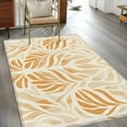thumbnail image 3 of 3'x5' Area Rugs, Orange Beige Abstract Indoor Outdoor Area Rug for Living Room Bedroom, Modern Ombre Vintage Art Washable Bathroom Rugs Kitchen Floor Carpet Mats Home Decor Aesthetic, 3 of 8