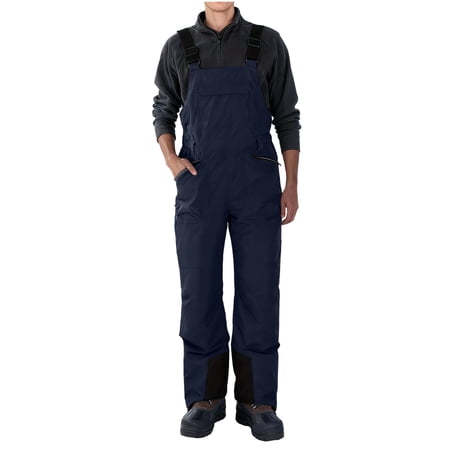 FAVIPT Snow Overalls for Men Waterproof Baggy Outdoor Snowboard Pants Winter Casual Warm Snow Overalls Windproof Insulated Ski Bibs 2025 Navy M