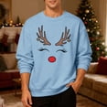 thumbnail image 2 of VJATTWR Merry Sweatshirt Men Get it Fast Couple's Matching Crewneck Hoodie Unisex Pattern Print Long Sleeve Top, 2 of 6