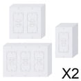 thumbnail image 1 of Sellador de interruptores aislantes,Placas de pared Selladores de salida Junta de EVA Pared,Selladores de corrientes de aire con aisladores de salida para uso profesional en el, 1 of 8