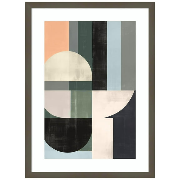 Amanti Art Sage Green Midcentury Magic II Wood Framed Wall Art Print