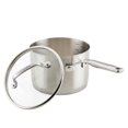 thumbnail image 2 of Cacerola KitchenAid de acero inoxidable cepillado de 3 litros con tapa, 2 of 9