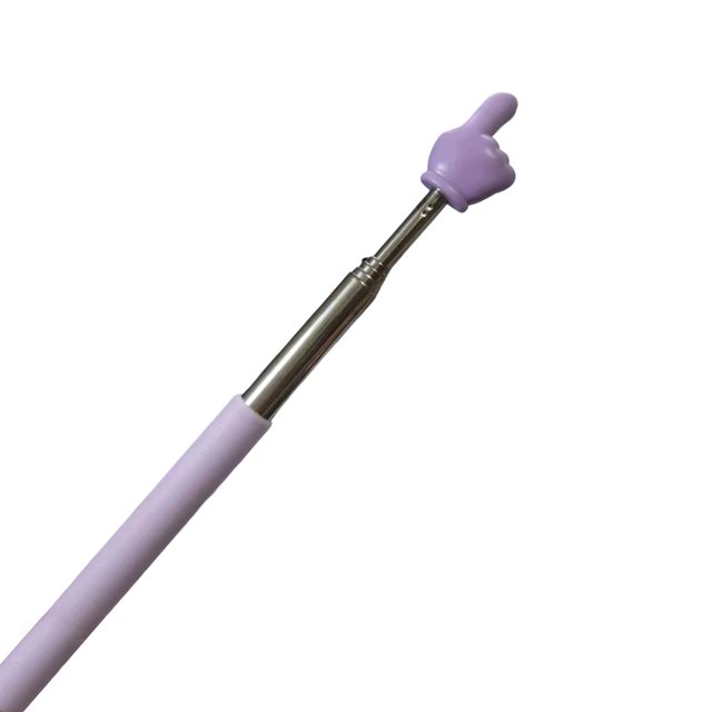 CSChome Bâton de Doigt Extensible Rétractable Pointeur de Doigt Télescopique, Mini Présentateur Portatif pour Tableau Blanc