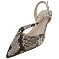 thumbnail image 1 of Agl Women's Slingback Pump Fog / Yellow Ankle-High Snakeskin - 7M, 1 of 3