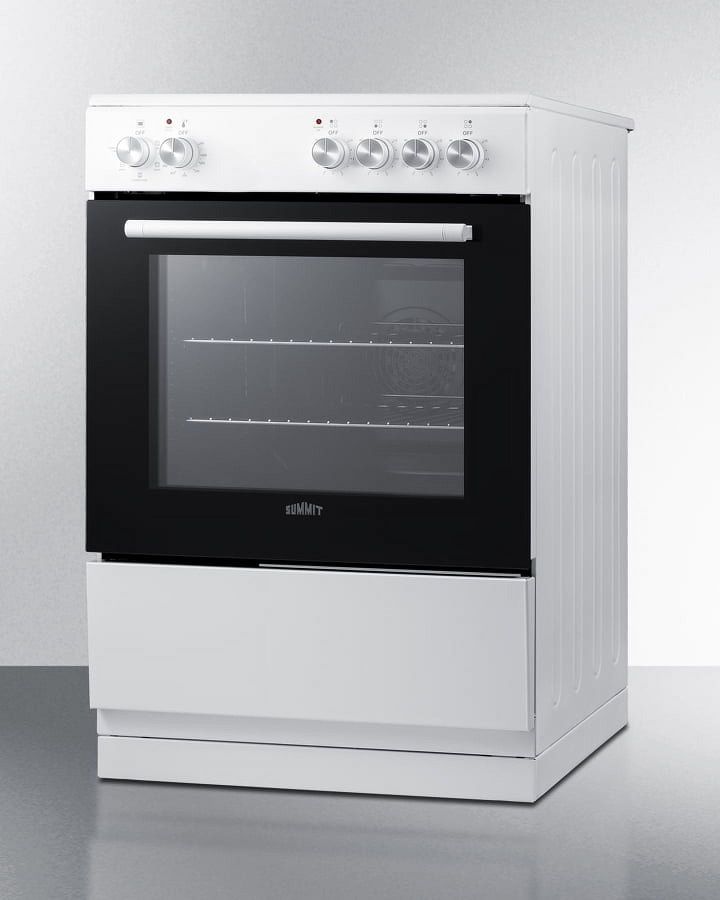24" Wide Electric Smooth-Top Range