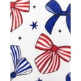 thumbnail image 4 of Fourth of July Women’s Striped Bows Bandana from Way to Celebrate, One Size, White/Multi, 4 of 6