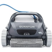 DOLPHIN Quantum Automatic Robotic Pool Cleaner with Extra-Large Filter Basket and Intense Waterline Scrubbing Power, Ideal for In-ground Swimming Pools up to 50 Feet