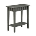 thumbnail image 4 of Convenience Concepts Dennis End Table with Shelf, Wirebrush Dark Gray, 4 of 7