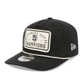 thumbnail image 3 of Men's New Era  Black Los Angeles Kings Throwback Stanley Cup Champions Side Patch 19TWENTY Adjustable Hat, 3 of 5