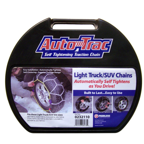 Peerless Chain AutoTrac Light Truck SUV Tire Chains, #0232110 by Peerless Chain Company