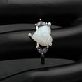 thumbnail image 5 of Milana Statement Ring Purple Cz Heart Fire Opal for Women Ginger Lyne Collection, 5 of 6