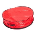 thumbnail image 4 of GUOOL Christmas Wreath Storage Bag Dustproof Case Waterproof Wreath Storage Holder red, 4 of 9