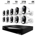 thumbnail image 2 of Night Owl 20 Channel DVR Security System with 2TB Hard Drive and 10 Wired 4K Resolution Cams, 2 of 11