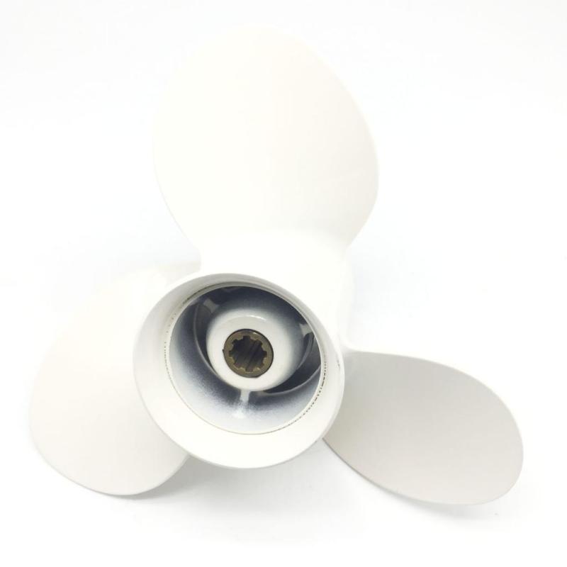 Propeller White Made of Aluminum Alloy White for Yamaha Outboard Motors 9.9  15