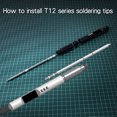 thumbnail image 4 of Mistaha Portable Smart Soldering Iron with 0.96" OLED Screen, 65W Power, Precise Temperature Control, Type-C Interface - Black, Compatible with TS/T12 Tips, 4 of 7
