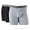 Black/Grey, variant on Hanes Ultimate Big & Tall 3-Pack Tagless Stretch Boxer Briefs