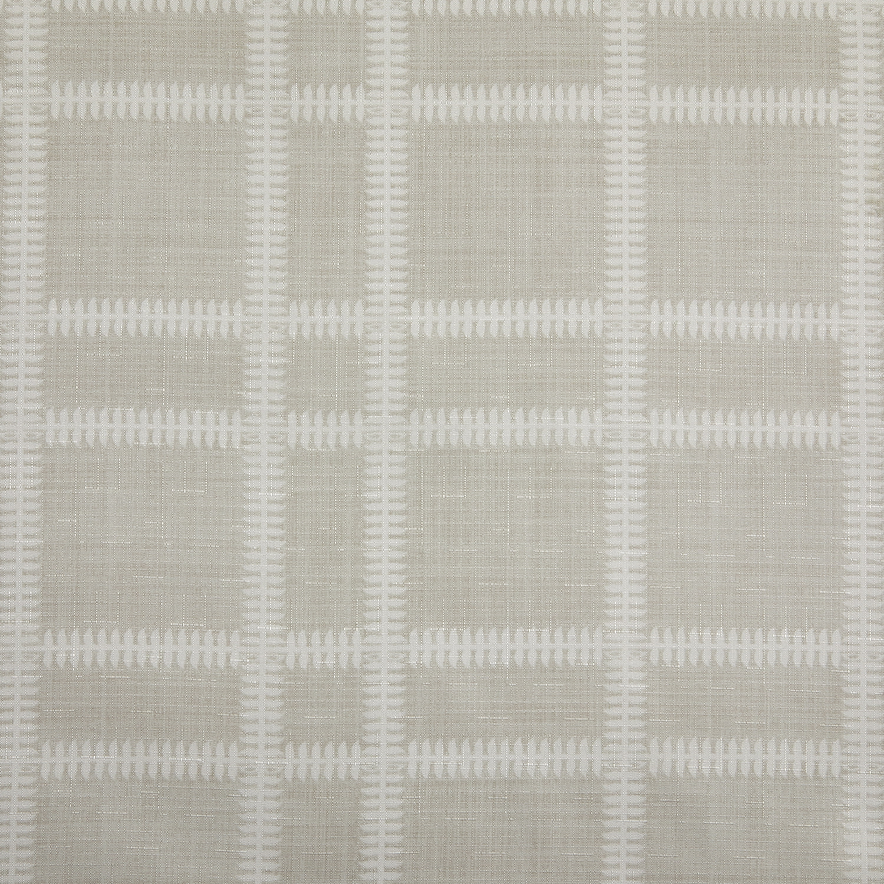 Mainstays Leaf Plaid 14-Piece Faux Linen Shower Set, Cream, 72 in x 72 in