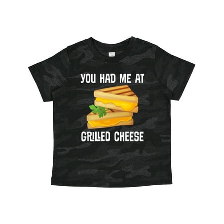 

Inktastic You Had Me at Grilled Cheese Sandwich Gift Toddler Boy or Toddler Girl T-Shirt