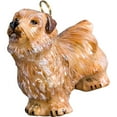thumbnail image 2 of British Norfolk Terrier Polish Glass Christmas Ornament Dog Tree Decoration, 2 of 3