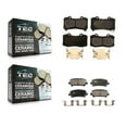 thumbnail image 1 of TEC Front Rear Ceramic Brake Pads Kit for Car 2015-2020 Chevrolet Colorado GMC Canyon KTC-100532, 1 of 10