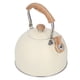thumbnail image 3 of Tetera con silbido Tetera de acero inoxidable Tetera con silbido de 2,5 l Tetera con mango ergonómico Beige, 3 of 12