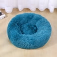 thumbnail image 4 of Labymos Blusea Soft Plush Round Pet Bed Cat Soft Bed Cat Bed for Cats Small, 4 of 7