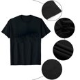 thumbnail image 2 of Camiseta Ultra MAGA America Great Again con estampado de letras de la bandera de EE. UU., camiseta de manga corta con cuello redondo de algodón, Jersey básico informal, 2 of 7