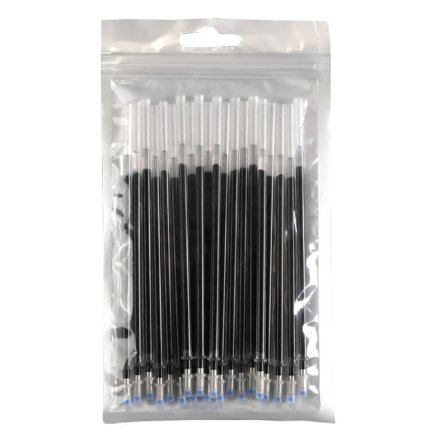 Recambio de bolígrafo de gel VALSEEL, repuesto de bolígrafo de gel para estudiantes, oficinistas, papelería de oficina, 20 ml, útiles escolares.