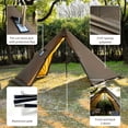 thumbnail image 4 of Waldmate 4-Person Hot Tent with Stove Jack Snow Skirt Windproof Waterproof，Easy to Install&Carry for Outdoor Camping in Cold Weather, 4 of 6