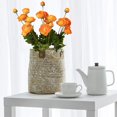 thumbnail image 4 of Artificial Silk Flowers Persian Ranunculus(asian Buttercup 5 Bundles),suitable For Core Decorations,weddings,homes,artistic Decorations,and Props (ora, 4 of 5