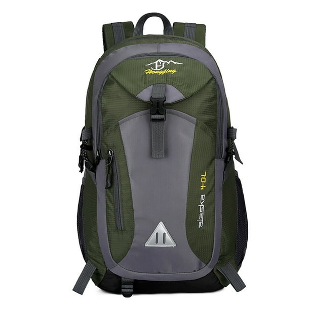 Mochila Para Acampar Bolsa de pesca de poliéster de gran capacidad impermeable para viajes de oficina (verde militar) Likrtyny Para Estrenar