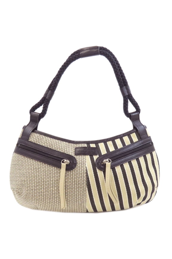 Pre-Owned Longchamp Logo Handbag Canvas Women's
