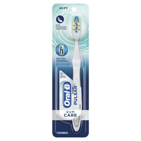 Oral-B Pulsar Gum Care Battery Powered Soft Bristle Toothbrush, 1