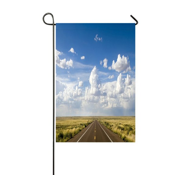 ECZJNT Beautiful Area Along The Historic Route Arizona Garden Flag Outdoor Flag Home Party Garden Decor 12x18 Inch