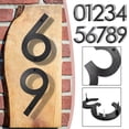 thumbnail image 3 of Stainless Steel House Number Black 1-9 Numbers 26 LettersZ4Y6, 3 of 9