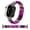 Amethyst Aura Agate, variant on Wearlizer Beaded Agate Band Compatible with Apple Watch 38/40/41/42/44/45/46/49mm, Handmade Natural Stone Stretch Bracelet for Women, Boho Strap for iWatch Series 11/10/9/8/7/6/5/4/SE/Ultra